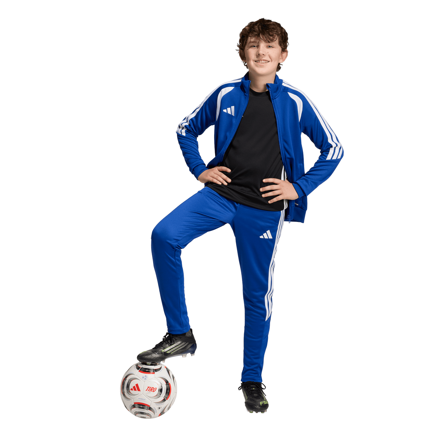 adidas Tiro 26 League Kids Tracksuit Bottoms Competition Training Pants - Royal / White