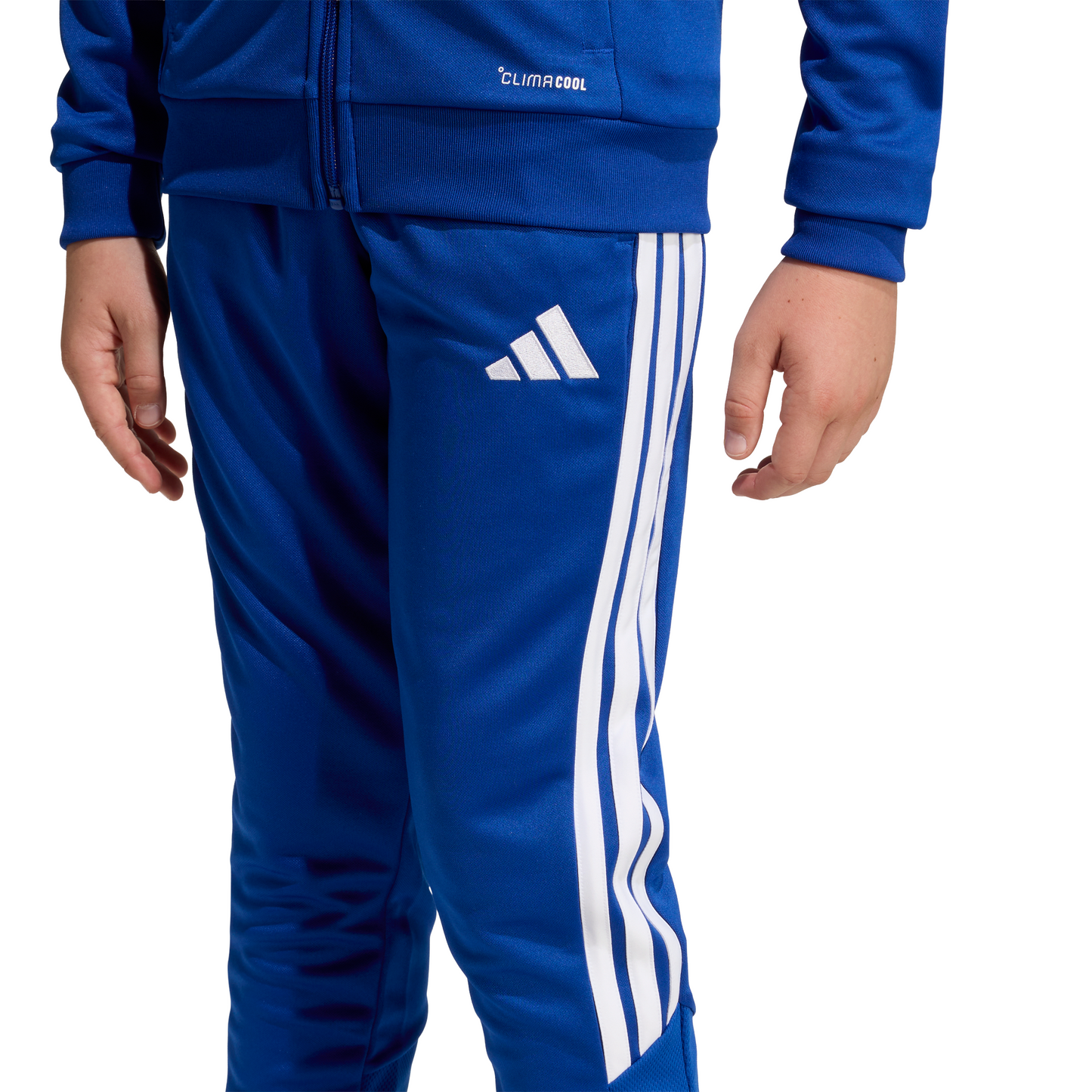 adidas Tiro 26 League Kids Tracksuit Bottoms Competition Training Pants - Royal / White