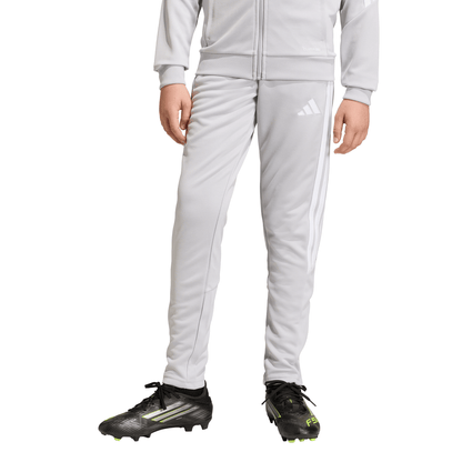 adidas Tiro 26 League Kids Tracksuit Bottoms Competition Training Pants - Grey/ White