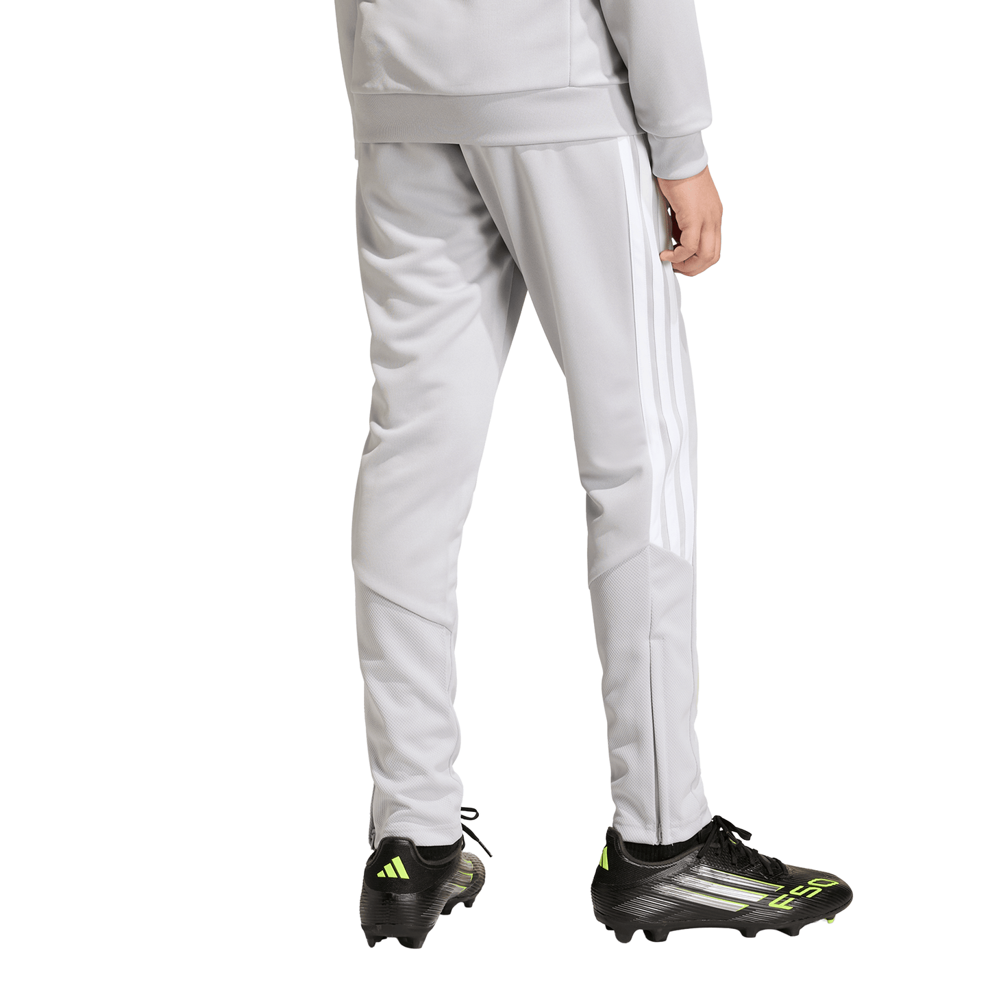 adidas Tiro 26 League Kids Tracksuit Bottoms Competition Training Pants - Grey/ White