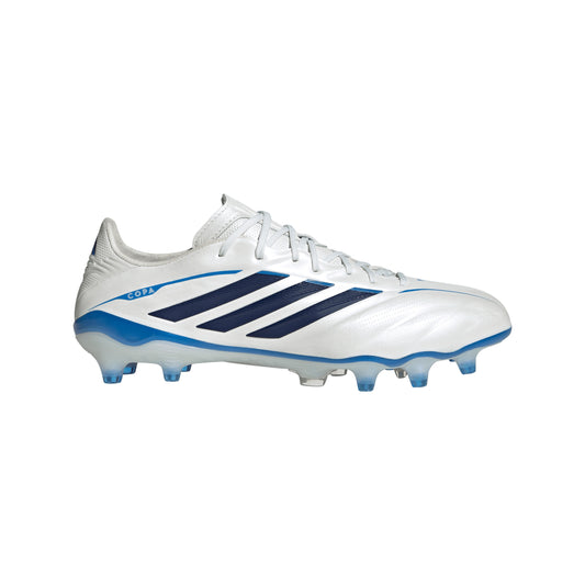 adidas Copa Pure IV Elite FG Firm Ground Soccer Cleats - White/Zero Met/Dark Blue/Lucid Ray Blue