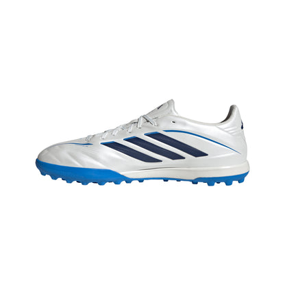 adidas Copa Pure IV Pro TF Turf Shoes - White/Zero Met/Dark Blue/Lucid Ray Blue