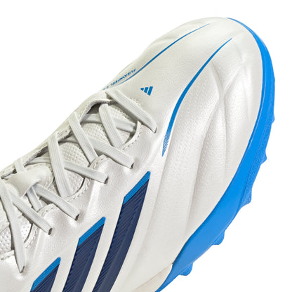 adidas Copa Pure IV Pro TF Turf Shoes - White/Zero Met/Dark Blue/Lucid Ray Blue