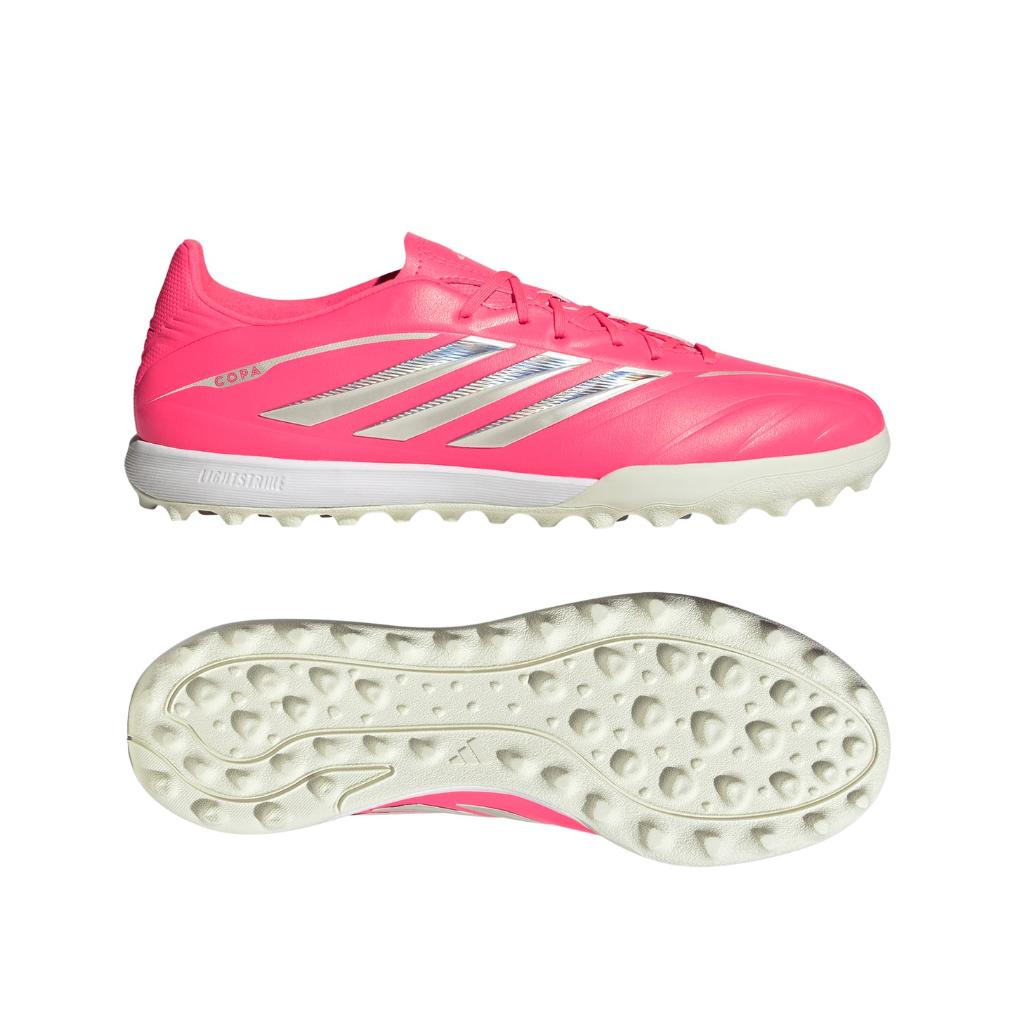 adidas Copa Pure IV League TF Turf Shoes- Solar Turbo / Ivory / Core Black