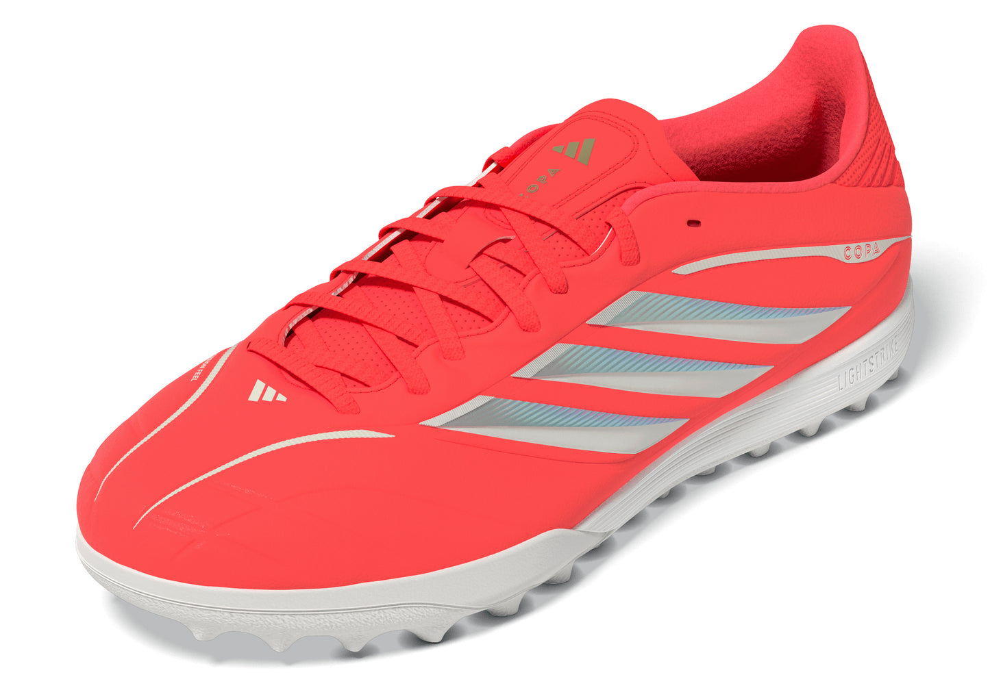 adidas Copa Pure IV League TF Turf Shoes- Solar Turbo / Ivory / Core Black