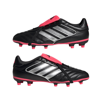 adidas Copa Gloro 2 Firm Ground Soccer Shoes FG  - Core Black/Silver Metallic/Solar Turbo