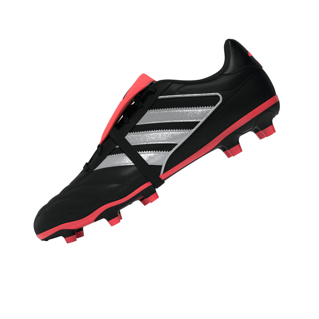 adidas Copa Gloro 2 Firm Ground Soccer Shoes FG  - Core Black/Silver Metallic/Solar Turbo