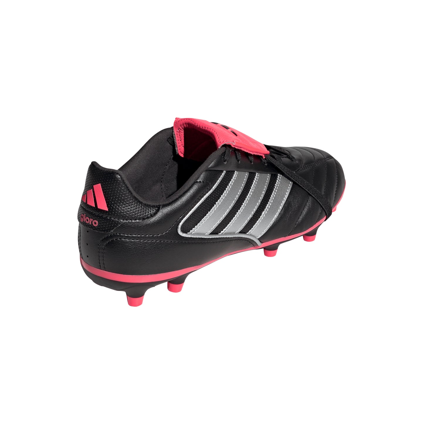 adidas Copa Gloro 2 Firm Ground Soccer Shoes FG  - Core Black/Silver Metallic/Solar Turbo