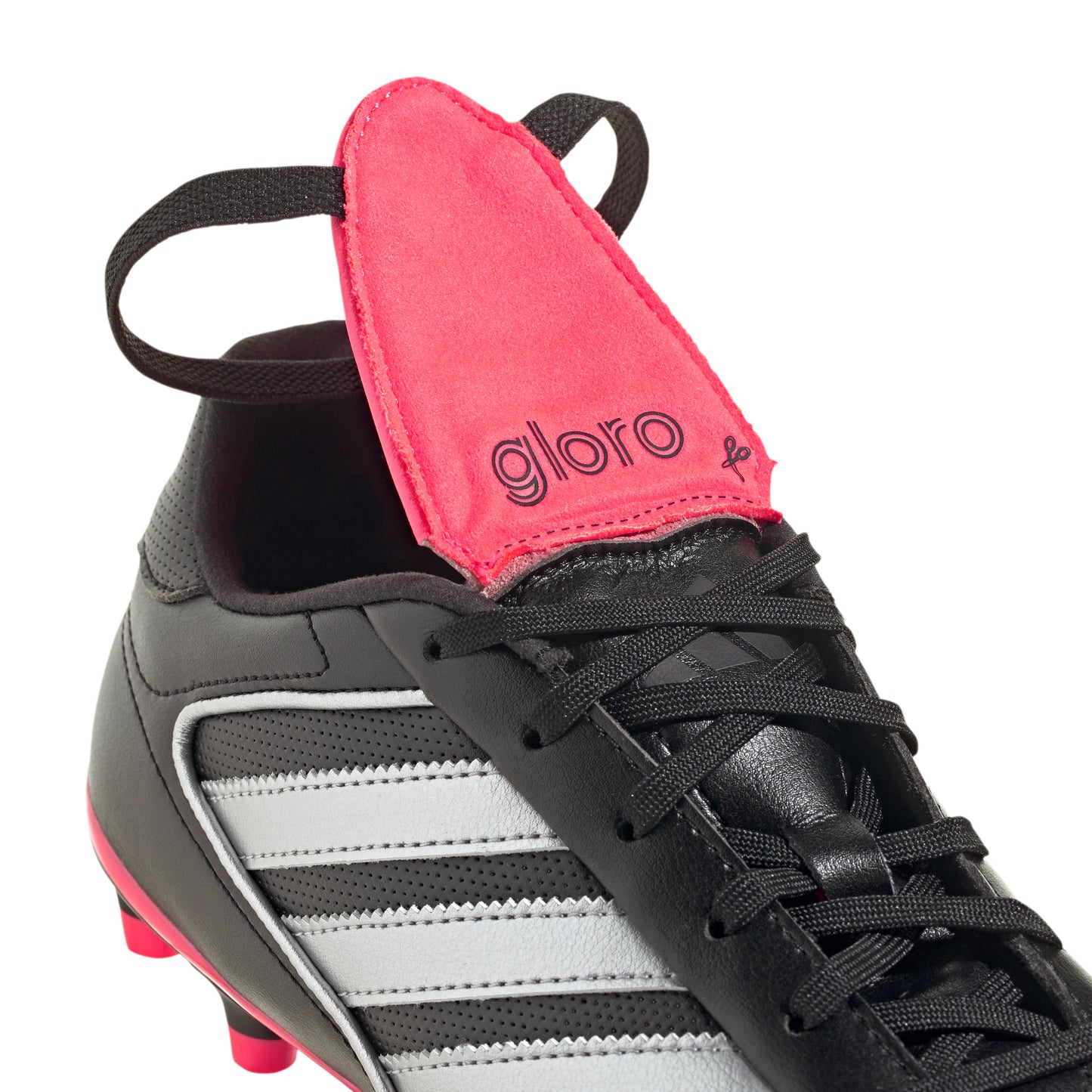 adidas Copa Gloro 2 Firm Ground Soccer Shoes FG  - Core Black/Silver Metallic/Solar Turbo