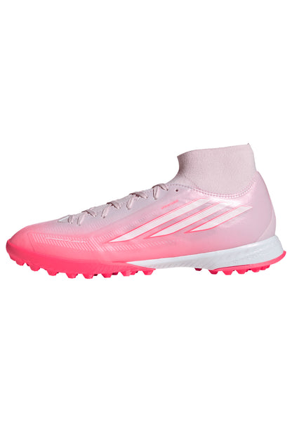 adidas F50 Sparkfusion Turf Soccer Shoes - Solar Turbo / Cloud White / Distilled Pink