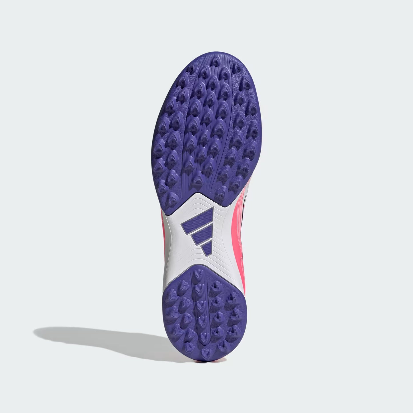 adidas F50 HyperFast League TF Turf Shoes - Ftwr White/Solar Purple/Solar Turbo