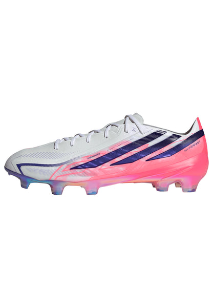 adidas F50 Hyperfast Elite FG Firm Ground Soccer Cleats - Ftwr White/Solar Purple/Solar Turbo