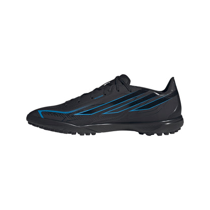 adidas F50 HyperFast League TF Turf Shoes - Core Black/Core Black/Lucid Ray Blue