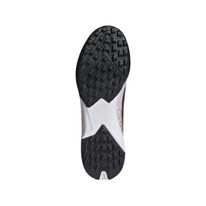 adidas Junior F50 League LL Lamine Yamal TF Turf Soccer Shoes - FTWhite/ Core Black/ Lucid Red