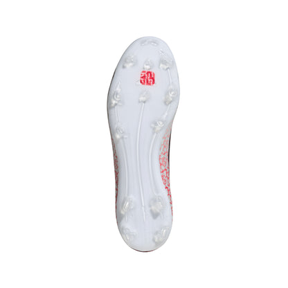 adidas Junior F50 League LL Lamine Yamal FG Firm Ground Soccer Cleats - FTWhite/ Core Black/ Lucired