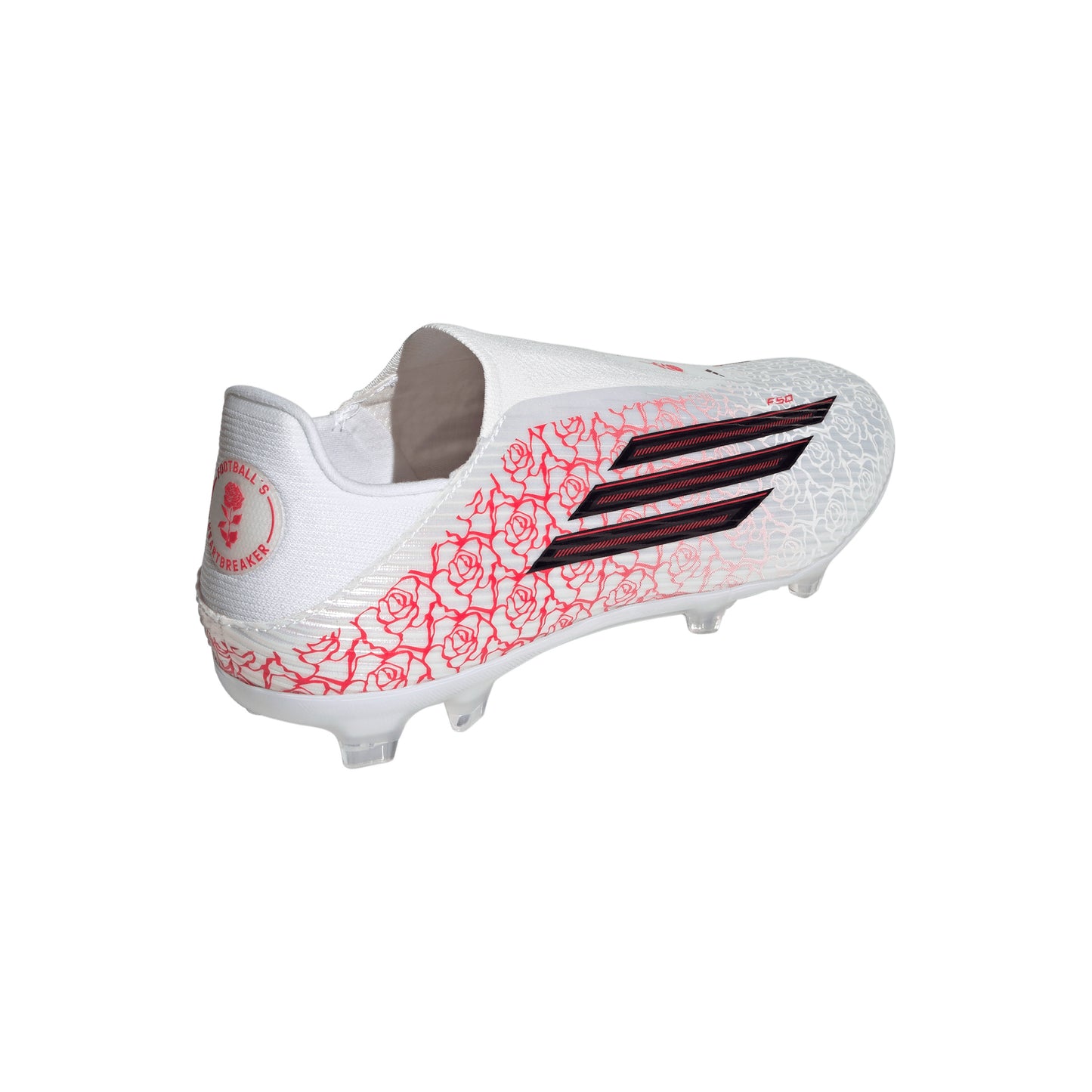 adidas Junior F50 League LL Lamine Yamal FG Firm Ground Soccer Cleats - FTWhite/ Core Black/ Lucired