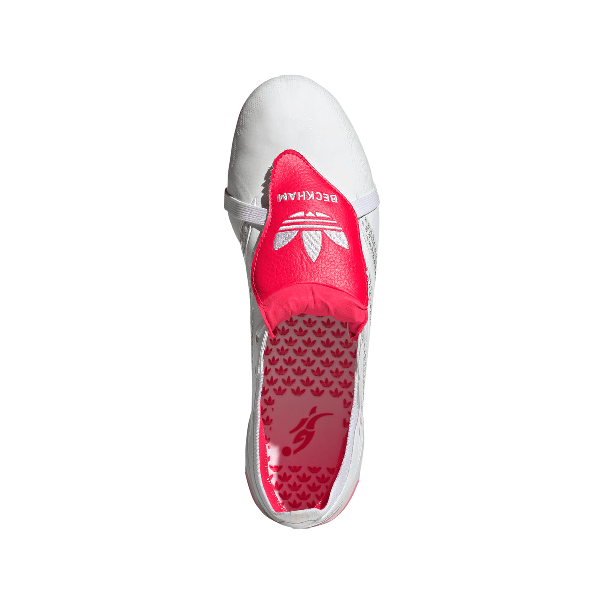 adidas Predator Elite Fold Tongue David Beckham FG Firm Ground Soccer Shoes - White/ Red