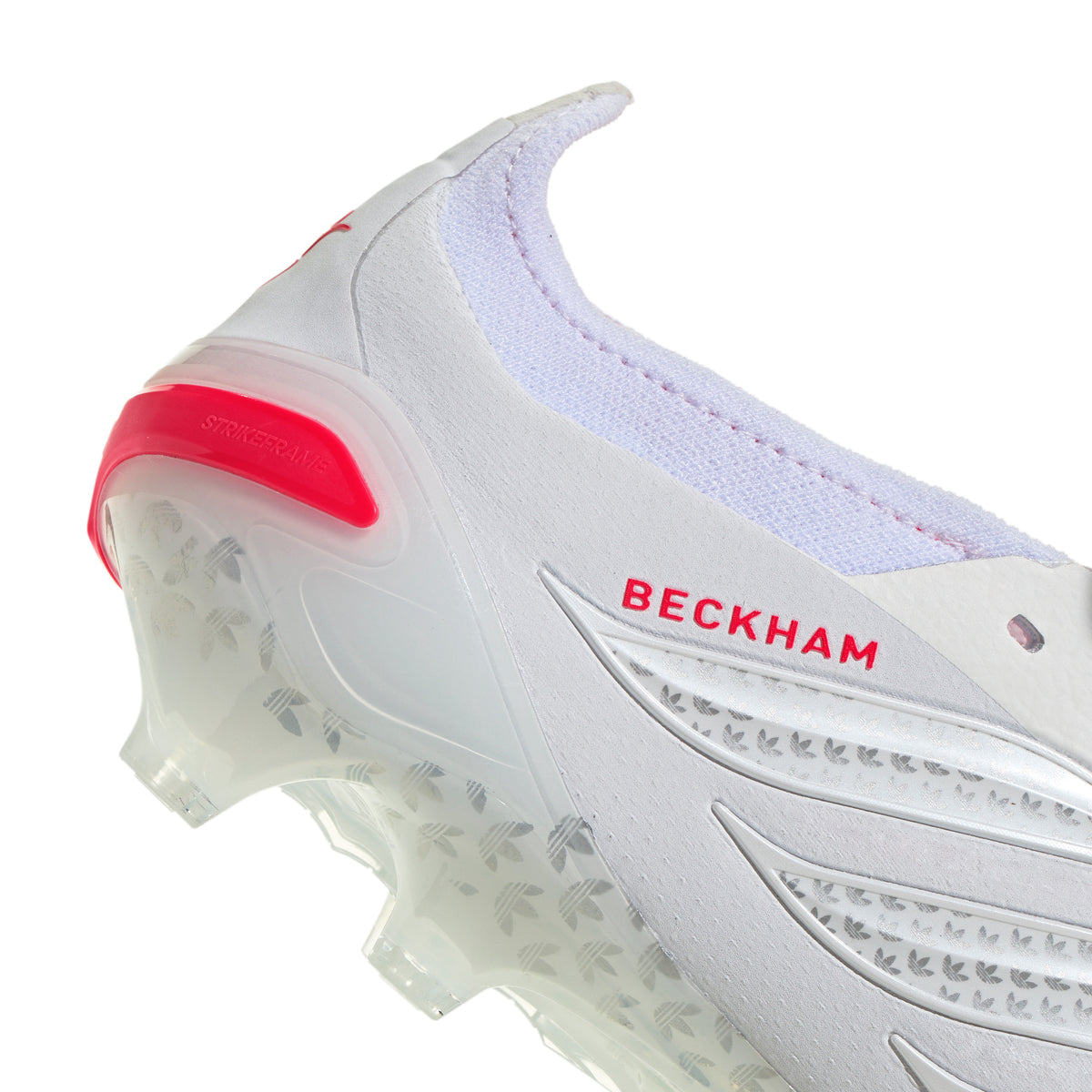 adidas Predator Elite Fold Tongue David Beckham FG Firm Ground Soccer Shoes - White/ Red