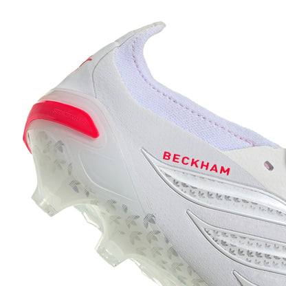 adidas Predator Elite Fold Tongue David Beckham FG Firm Ground Soccer Shoes - White/ Red