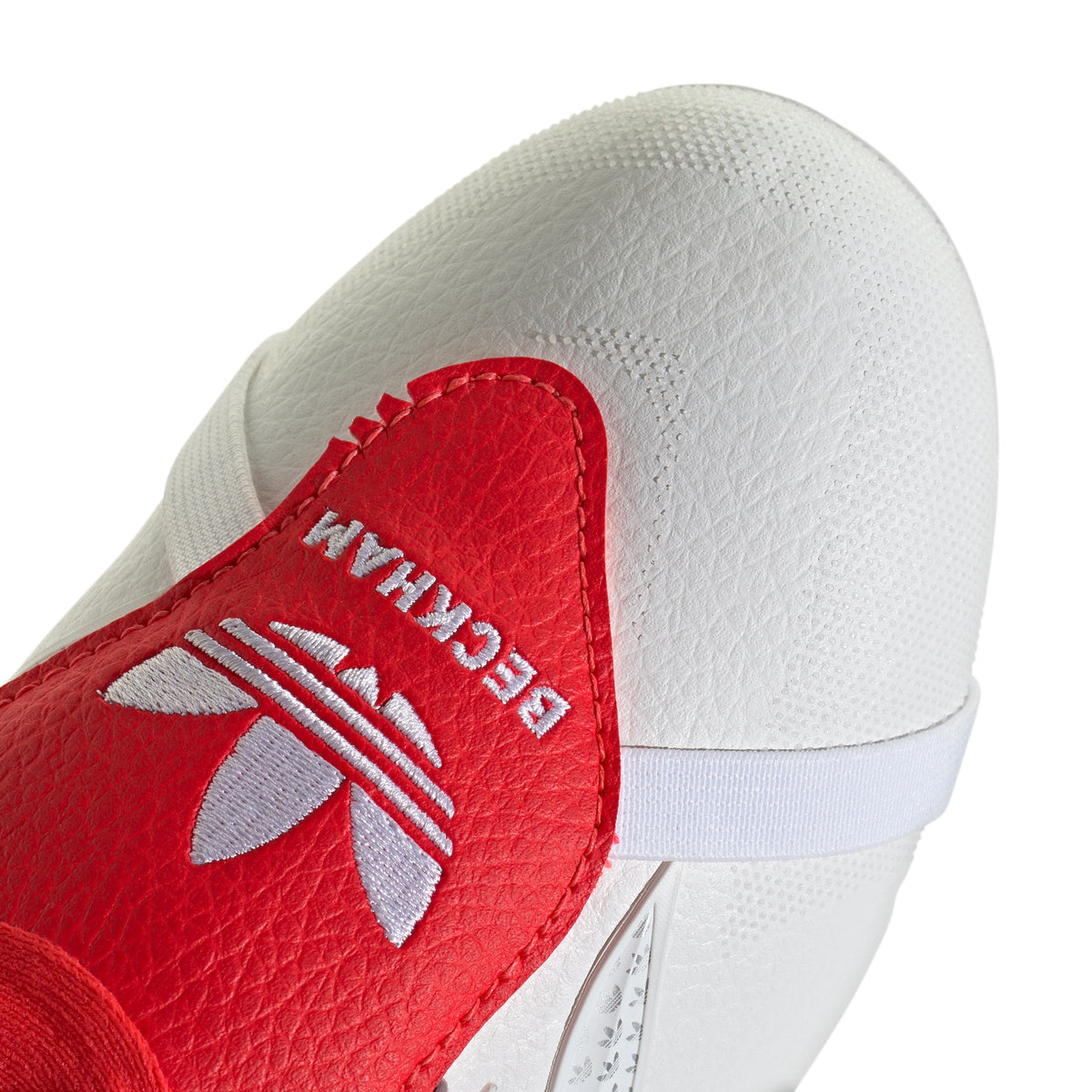 adidas David Beckham Predator League FoldTongue  FT FG Junior Firm Ground Soccer Cleats - White/Red