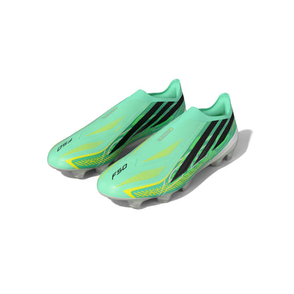 adidas F50 Hyperfast Elite Laceless FG Firm Ground Soccer Cleats - Pulse Mint/ Core Black/ Solar Lemon