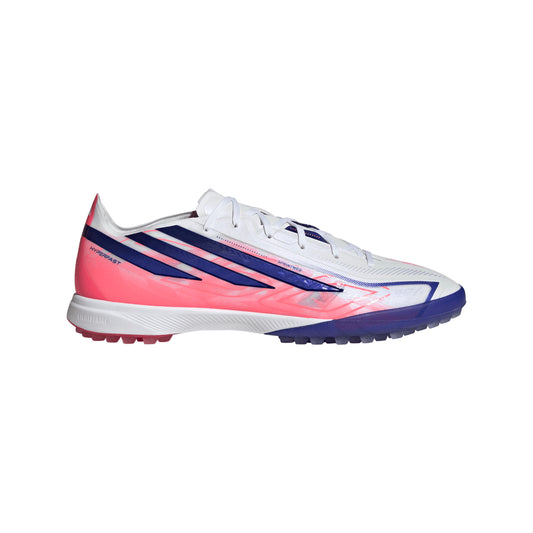 adidas F50 HyperFast Pro TF Turf Shoes - Ftwr White/Solar Purple/Solar Turbo