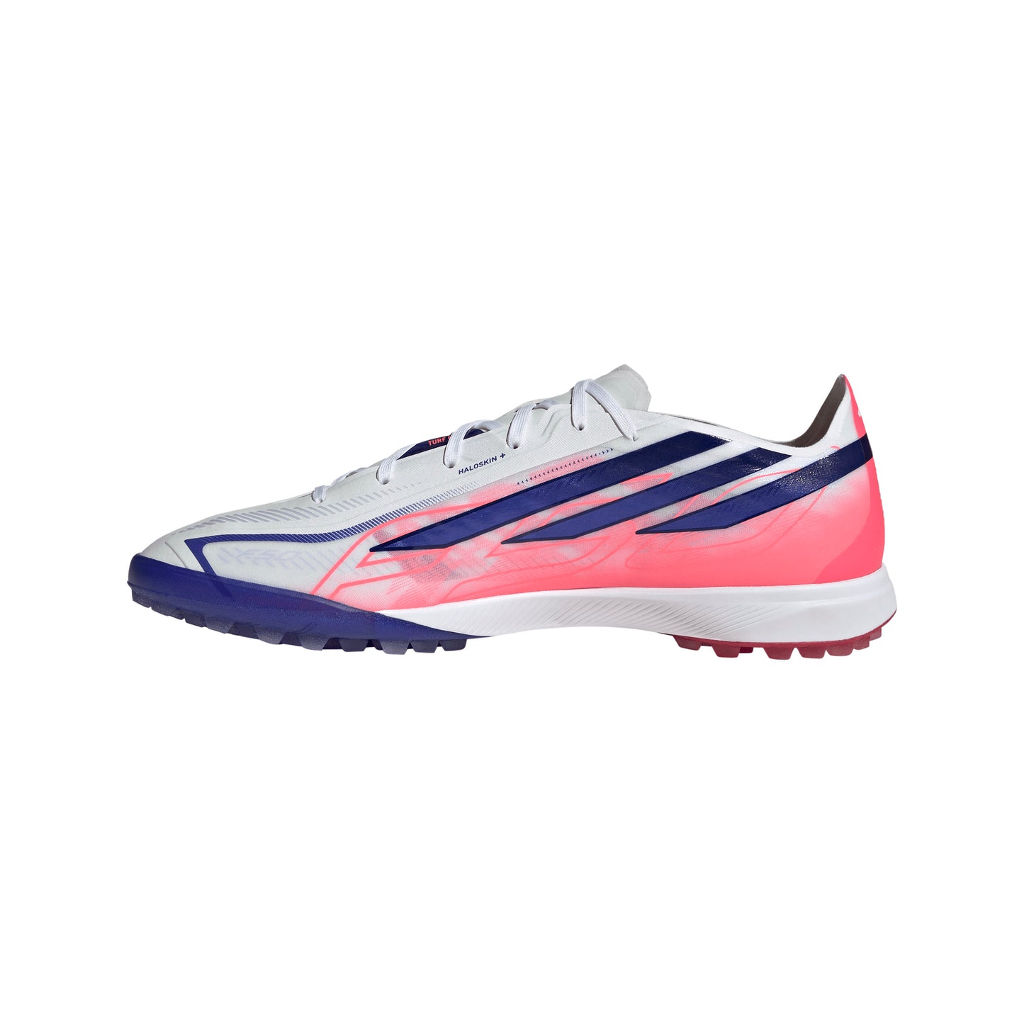 adidas F50 HyperFast Pro TF Turf Shoes - Ftwr White/Solar Purple/Solar Turbo