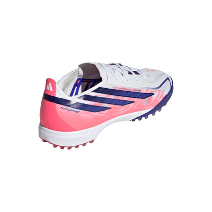 adidas F50 HyperFast Pro TF Turf Shoes - Ftwr White/Solar Purple/Solar Turbo