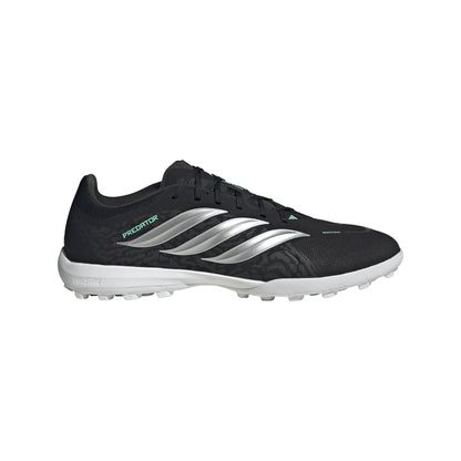 adidas Predator League TF Turf Soccer Shoes - Core Black/ Silver Met/ Pulse Mint