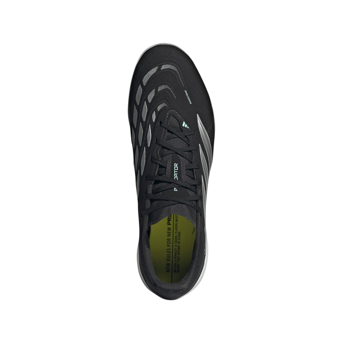 adidas Predator League TF Turf Soccer Shoes - Core Black/ Silver Met/ Pulse Mint