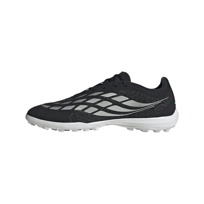 adidas Predator League TF Turf Soccer Shoes - Core Black/ Silver Met/ Pulse Mint
