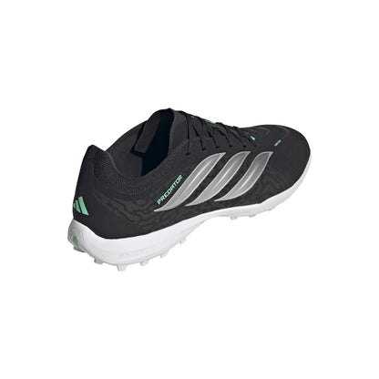 adidas Predator League TF Turf Soccer Shoes - Core Black/ Silver Met/ Pulse Mint