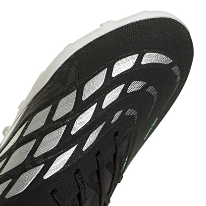 adidas Predator League TF Turf Soccer Shoes - Core Black/ Silver Met/ Pulse Mint