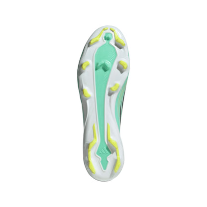 adidas F50 HyperFast League FG Firm Ground Soccer Shoes - Pulse Mint/Night Navy/Solar Lemon