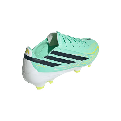 adidas F50 HyperFast League FG Firm Ground Soccer Shoes - Pulse Mint/Night Navy/Solar Lemon
