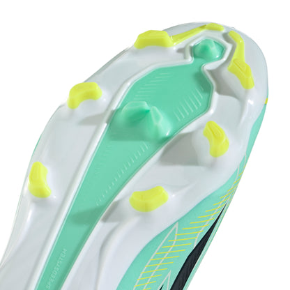 adidas F50 HyperFast League FG Firm Ground Soccer Shoes - Pulse Mint/Night Navy/Solar Lemon