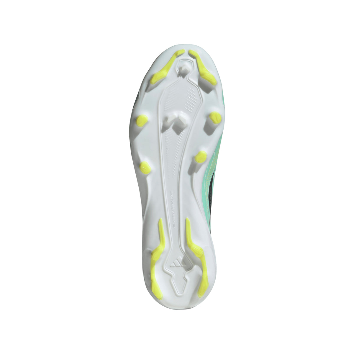 adidas F50 HyperFast League LL Laceless FG Firm Ground Junior - Pulse Mint/ Core Black/ Solar Lemon