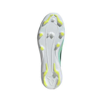 adidas F50 HyperFast League LL Laceless FG Firm Ground Junior - Pulse Mint/ Core Black/ Solar Lemon