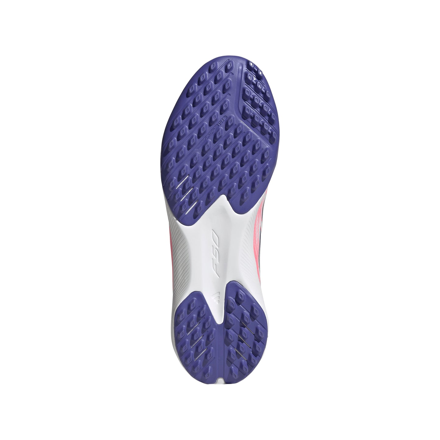 adidas F50 HyperFast League MID TF Turf Junior - Ftwr White/Solar Purple/Solar Turbo