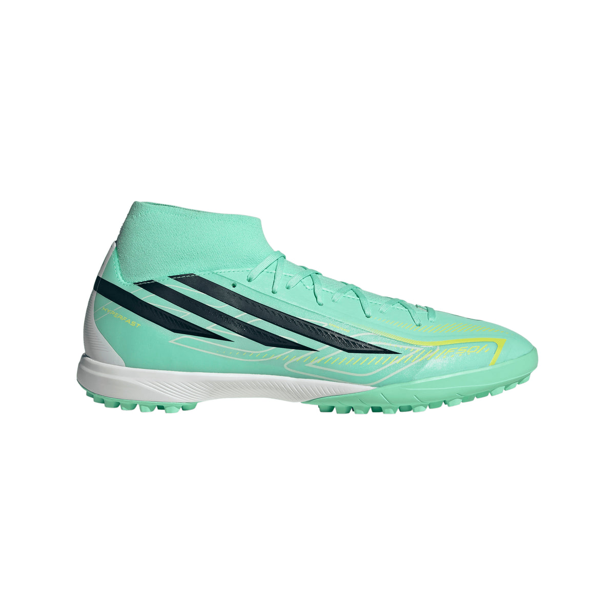 adidas F50 Hyperfast League Mid TF Turf Soccer Shoes -