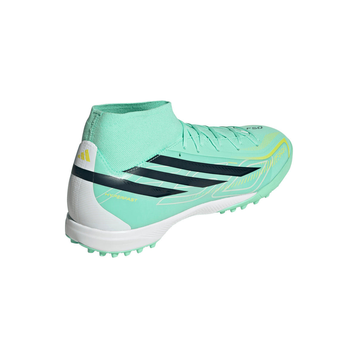 adidas F50 Hyperfast League Mid TF Turf Soccer Shoes -