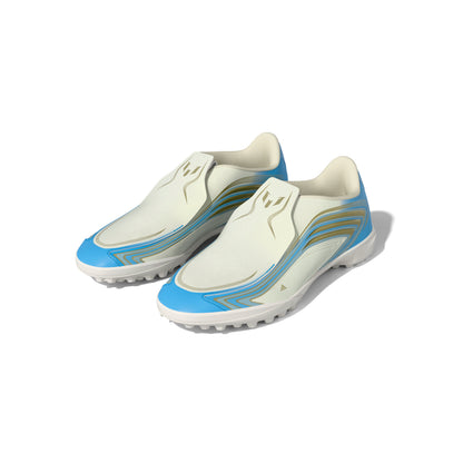 adidas F50 League TF Turf Shoes MESSI - Ivory / Semi Blue Burst / Icey Blue