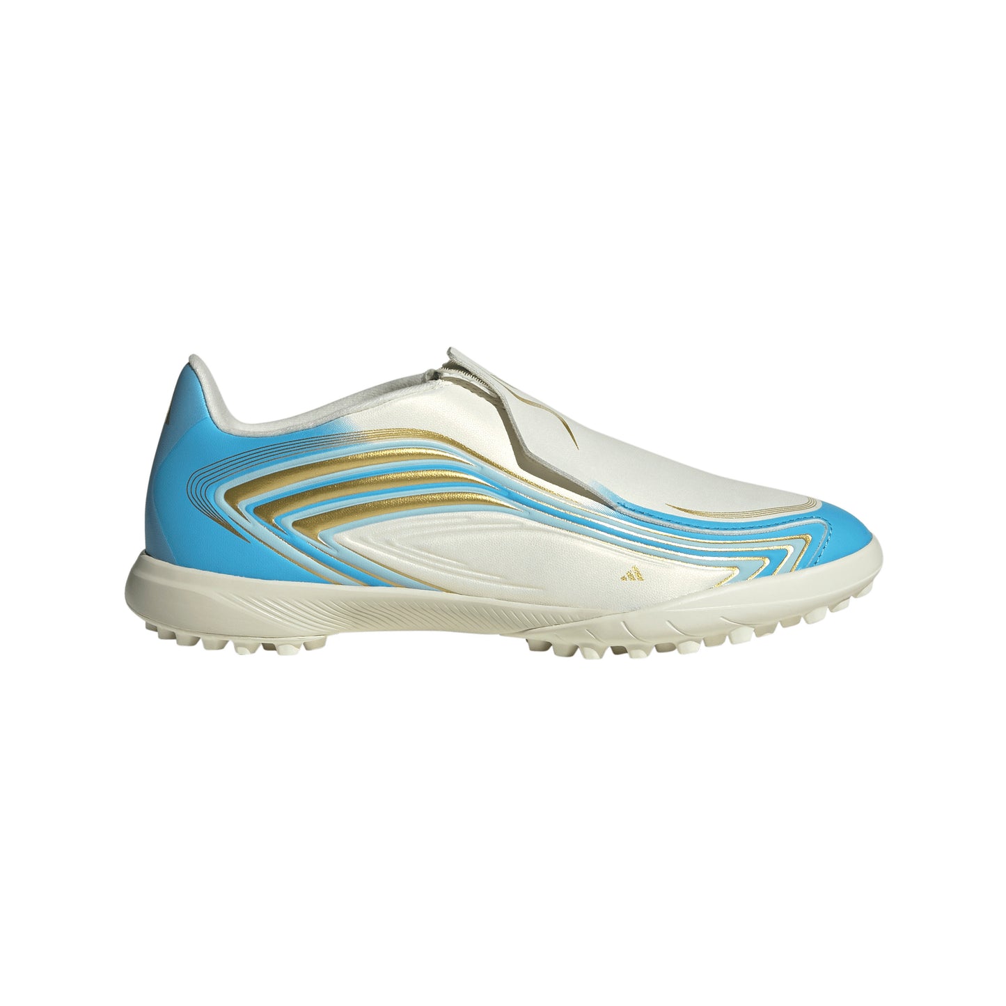 adidas F50 League TF Turf Shoes MESSI - Ivory / Semi Blue Burst / Icey Blue