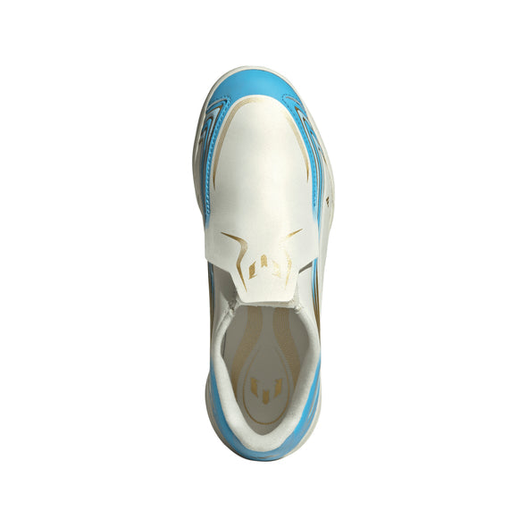 adidas F50 League MESSI LL TF Turf Junior - Ivory / Semi Blue Burst / Icey Blue