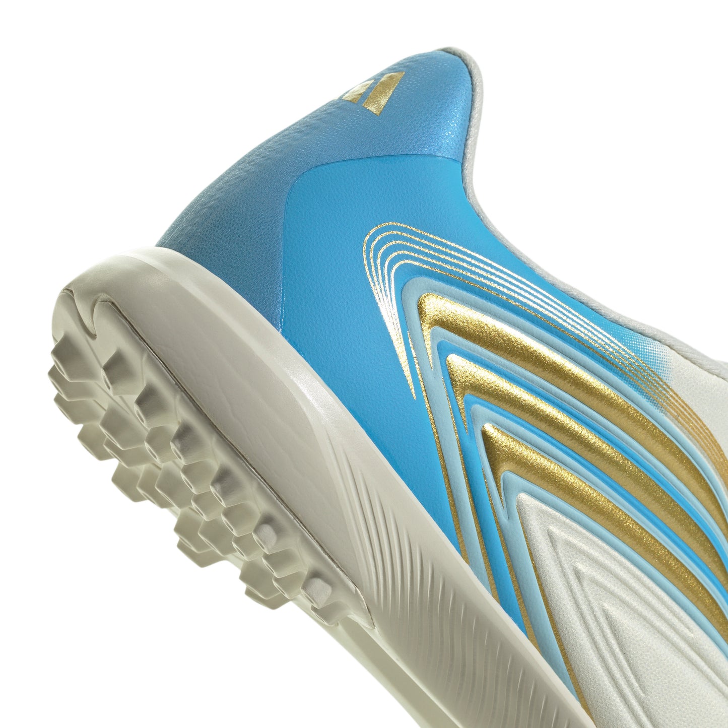 adidas F50 League TF Turf Shoes MESSI - Ivory / Semi Blue Burst / Icey Blue