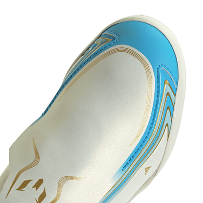 adidas F50 League TF Turf Shoes MESSI - Ivory / Semi Blue Burst / Icey Blue