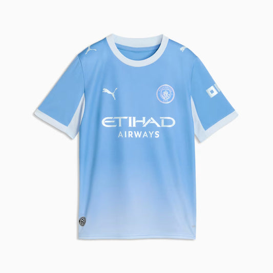 Youth's Puma Replica Manchester City Home Jerseys 2026/2027