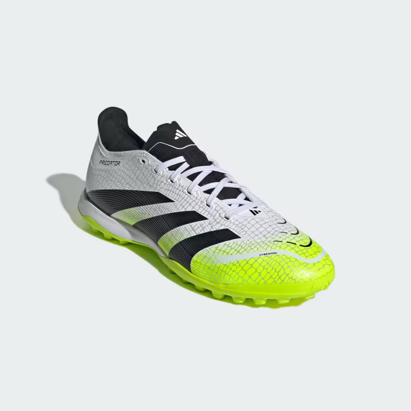 adidas Predator League TF Turf Soccer Shoes - Ftwr White/ Core Black/ Lucid Lemon
