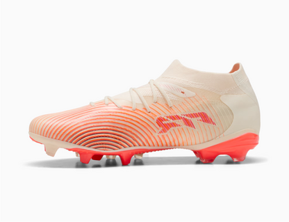 Puma Future 9 Match FG Firm Ground Soccer Shoes - Sugared Almond/ Puma White/ Ultra Red