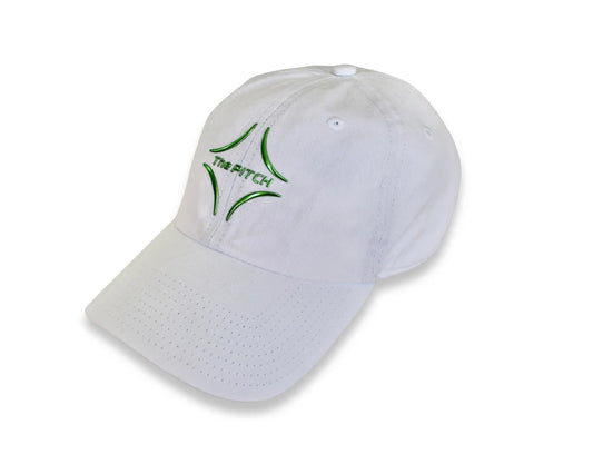 The Pitch Adjustable Cap - White / Green